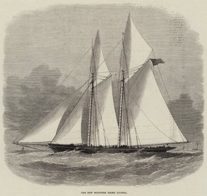 Den nye skonnert-yacht Livonia